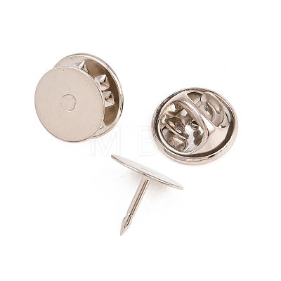50Pcs Iron Butterfly Clutches Pin Backs IFIN-H066-01P-1