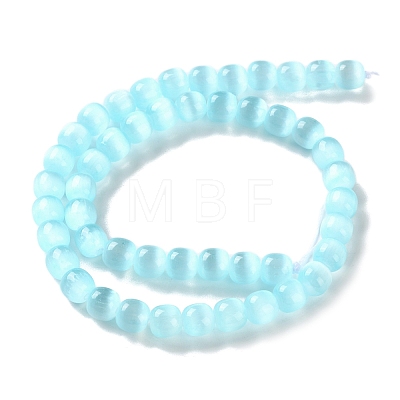 Natural Selenite Beads Strands G-B103-A01-08-1