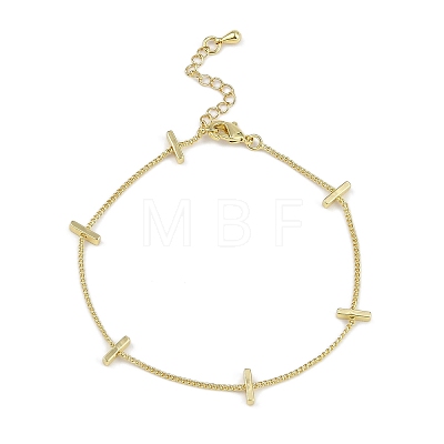 Rack Plating Brass Bracelets for Women BJEW-K244-08C-G-1