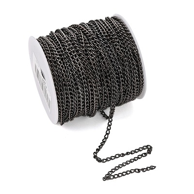 Iron Twisted Chains Curb Chains CHS007Y-B-1