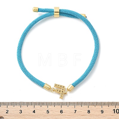 Adjustable Nylon Cord Bracelets BJEW-C096-01G-06-1