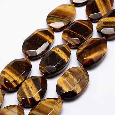 Natural Tiger Eye Beads Strands G-A171-09Q-1