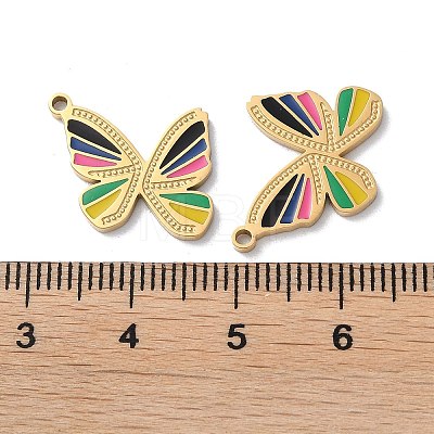 Ion Plating(IP) 304 Stainless Steel Pendants LS-STAS-C083-02G-01-1