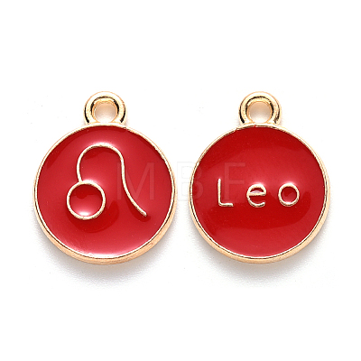 Alloy Enamel Pendants LS-X-ENAM-S124-01A-07G-1