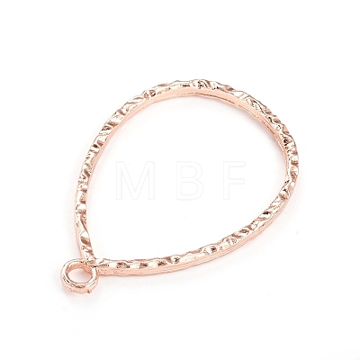 Zinc Alloy Open Back Bezel Pendants LS-X-PALLOY-D009-33RG-1