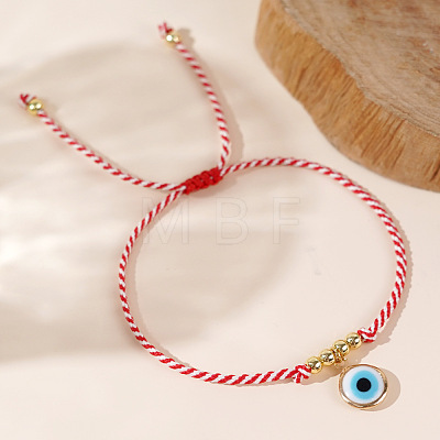 Bohemian Style Adjustable Nylon Cord Braided Bracelets for Women Men LS-PY6611-1