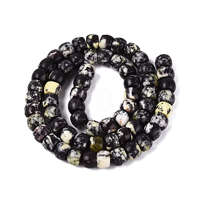 Natural Yellow Turquoise(Jasper) Beads Strands G-Q616-02A-10-1