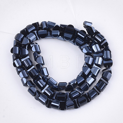 Electroplate Glass Beads Strands EGLA-S179-01A-A06-1