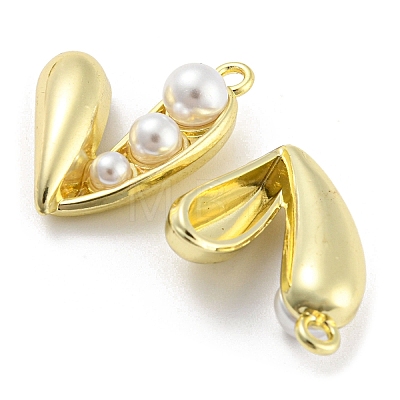 Alloy with ABS Plastic Imitation Pearl Pendants FIND-G062-07G-1