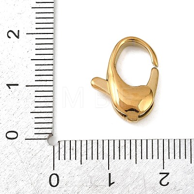 316 Stainless Steel Lobster Claw Clasps STAS-C154-02A-G-1