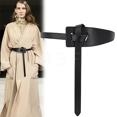 Cowhide Leather Chain Belts AJEW-WH0348-192A-01-1