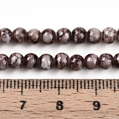 Baking Paint Glass Beads X1-DGLA-N003-4mm-A05-1