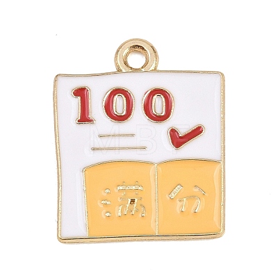 Back to School Alloy Enamel Pendants FIND-E054-02N-1
