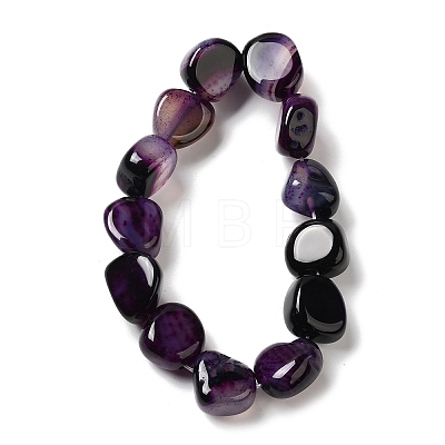 Natural Agate Beads Strands G-H295-D01-04-1