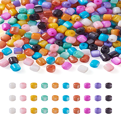 300Pcs 10 Colors Natural Freshwater Shell Beads SHEL-TA0001-06-1