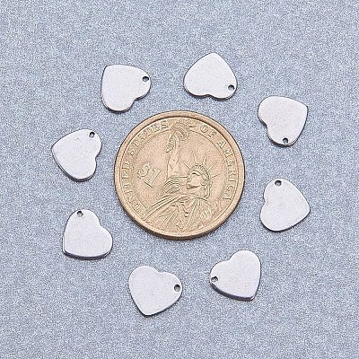 Handmade Gifts Ideas for Valentines Day 304 Stainless Steel Stamping Blank Tag Pendants STAS-PH0010-20-1
