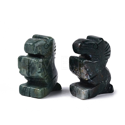 Natural Indian Agate Horse Figurine DJEW-N005-01G-1