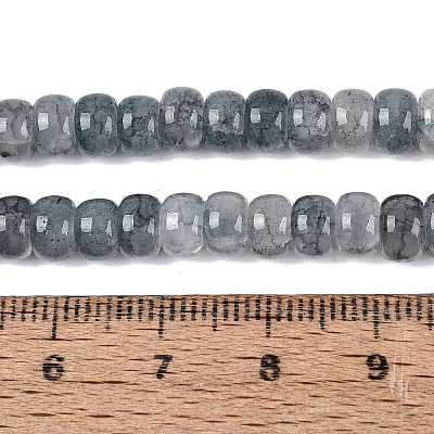 Ombre Effect Dyed Glass Beads Strands GLAA-Q106-05A-A17-1