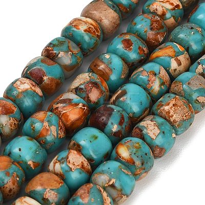 Dyed Synthetic Imperial Jasper Beads Strands GG-CBAA20A-03A-1