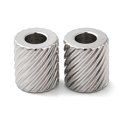 202 Stainless Steel Beads STAS-A081-05P-1