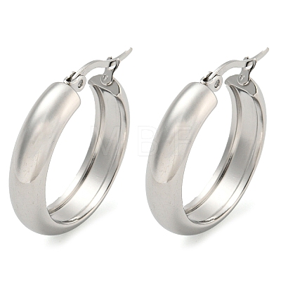 202 Stainless Steel Hoop Earrings X-EJEW-H003-38P-03-1