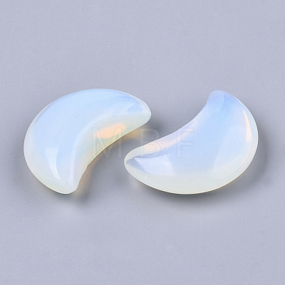 Moon Shape Opalite Healing Crystal Pocket Palm Stones G-T132-001K-1
