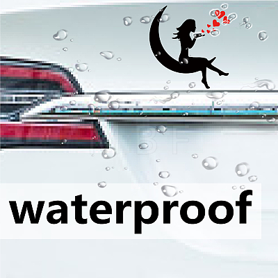 4Pcs 4 Styles PET Waterproof Self-adhesive Car Stickers DIY-WH0308-255I-1