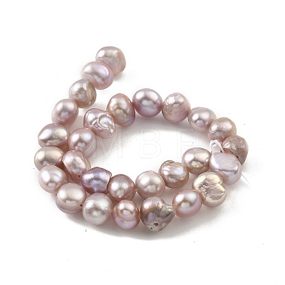 Natural Cultured Freshwater Pearl Beads Strands PEAR-A006-07D-1