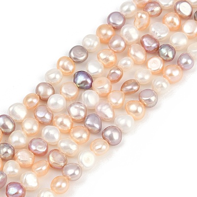 Natural Cultured Freshwater Pearl Beads Strands PEAR-P064-19G-02M-1