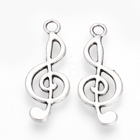 Tibetan Style Alloy Pendants X-TIBE-S309-83AS-RS-1