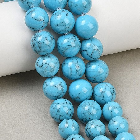 Synthetic Turquoise Graduated Beads Strands GG-CBA2AE1-A04-B-1