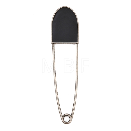 Alloy Extra Large Safety Pin Brooches JEWB-Z051-01P-04-1