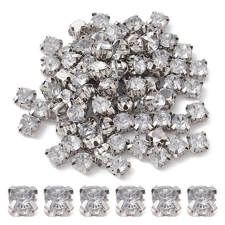 Square Sew on Rhinestone FIND-YW0003-10F-1