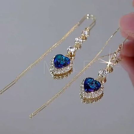 Alloy Rhinestone Ear Thread FS-WGD80ED-01-1