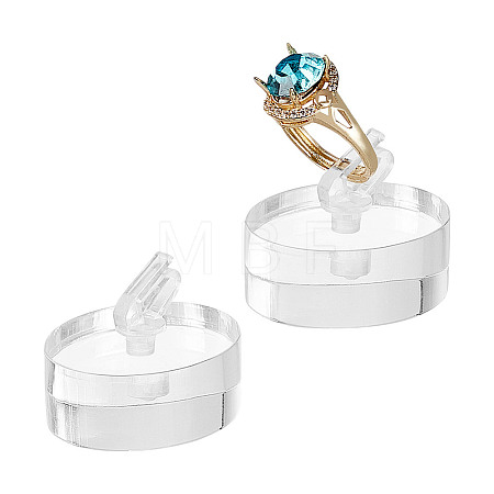 Acrylic Finger Ring Display Holders RDIS-WH0020-02B-01-1