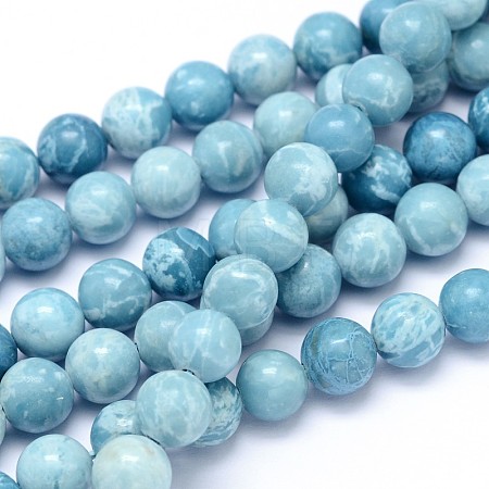 Natural Gemstone Beads Strands X-G-L367-01-8mm-1