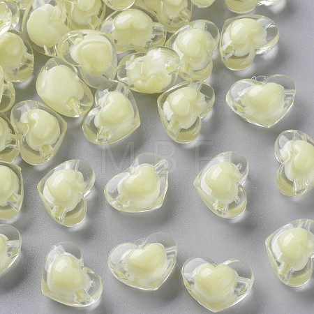 Transparent Acrylic Beads TACR-S152-08A-07-1