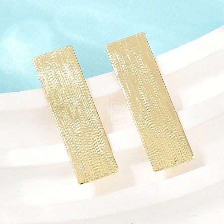 Brass Stud Earrings EJEW-G471-27B-G-1