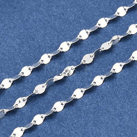 925 Sterling Silver Dapped Chains STER-TAC0003-03P-1-1