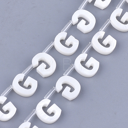 Natural Freshwater Shell Beads SHEL-T012-59G-1