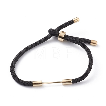 Braided Nylon Cord Bracelet Making MAK-A017-D01-03G-1
