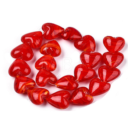 Handmade Lampwork Beads LAMP-DT122J-B-1