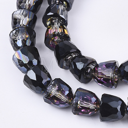 Electroplated Glass Beads X-EGLA-T016-01-A01-1