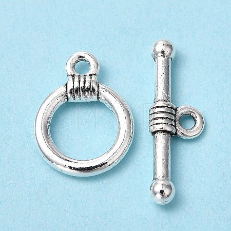 Tibetan Style Alloy Toggle Clasps X-LF0034Y-1