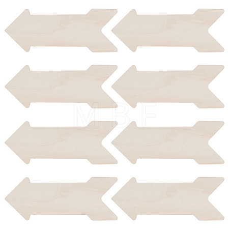 4Pcs Unfinished Wooden Home Display Decorations WOOD-WH0050-075-1