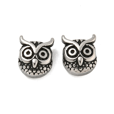 Animal 304 Stainless Steel Beads STAS-E214-11AS-08-1