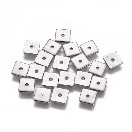Non-Tarnish 304 Stainless Steel Spacer Beads STAS-G200-03A-P-1