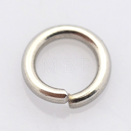 Tarnish Resistant 304 Stainless Steel Open Jump Rings STAS-E067-07-10mm-1
