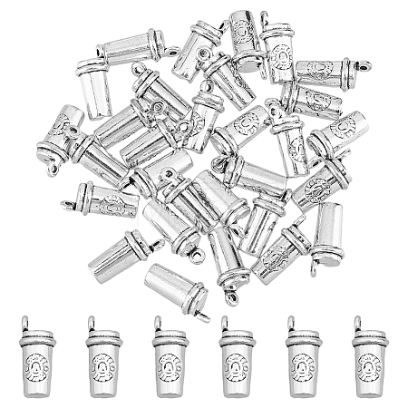 30Pcs Alloy Pendants TIBEP-DC0001-09-1