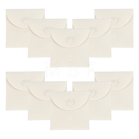 Square Velvet Jewelry Package Bags ABAG-WH0035-055C-03-1